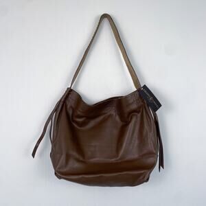 NWT Callen Cordero Stella Rolex Shoulder Bag Brown Premium w/ Brass Art